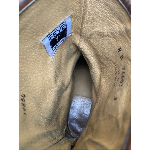 Frye Brown Leather  Boots  size 8 - Picture 7 of 7
